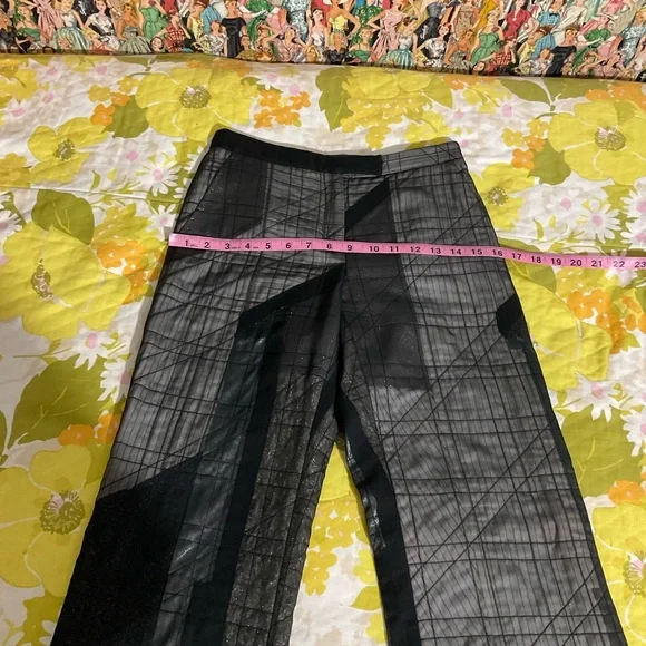 BCBGMAXAZRIA Runway Patchwork Pant Suit Size 2 - Picture 15 of 16